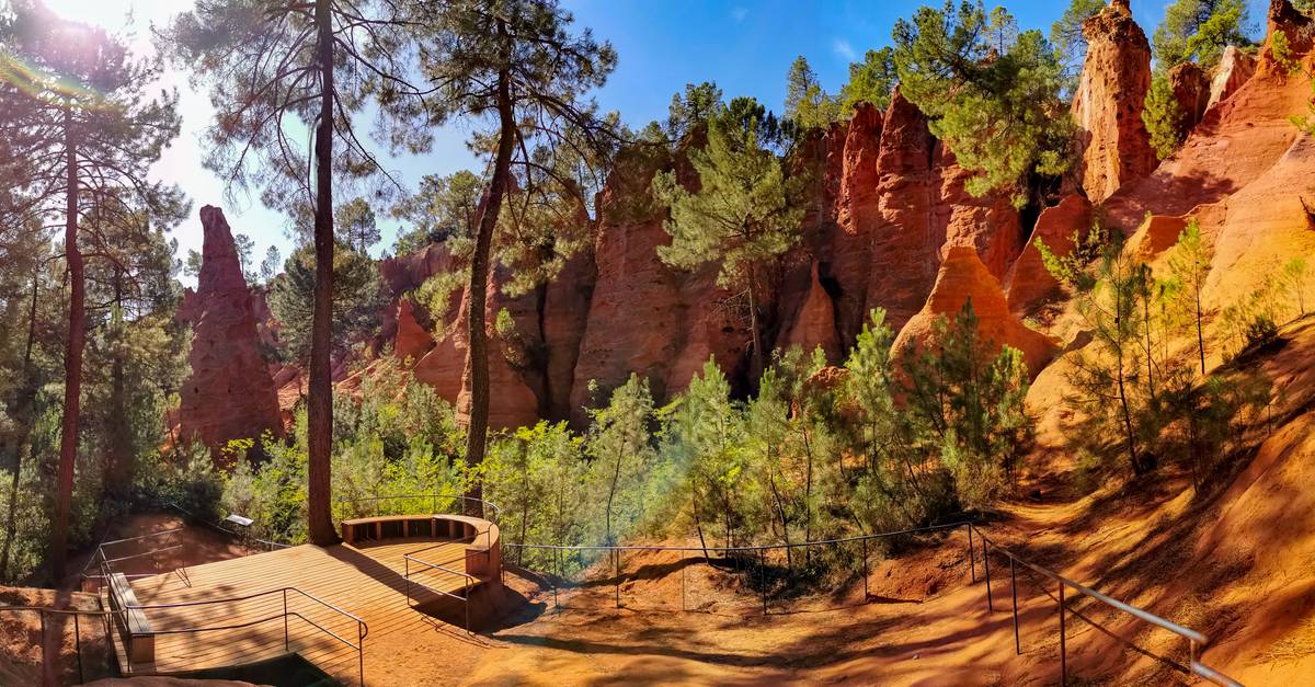 Falaises d’ocre de Roussillon